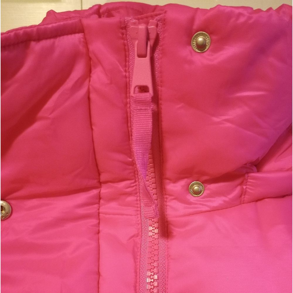 Barbiecore Gap Barbie Pink Recycled Eco-friendly Puffer NWT XXL - Picture 7 of 15